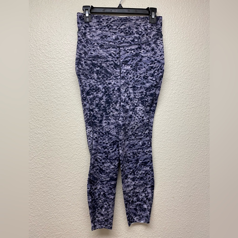 Lululemon Athletica Raw Hem Patterned Leggings